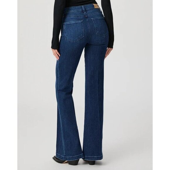 PAIGE Women's Genevieve High Rise Flare Jeans Size 26 - Picture 3 of 16